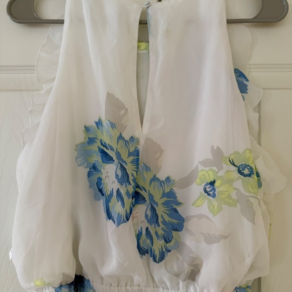 Old Navy White Floral Maxi Dress with Ruffle Sleeves. Size XL NWT - Picture 10 of 15